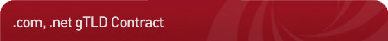 .com, .net gTLD Contract .com, .net gTLD Contract