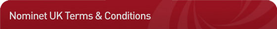 Nominet UK Terms and Conditions Nominet UK Terms and Conditions